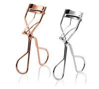 2 Pcs Piegaciglia Effetto Lifting, Piegaciglia Nichelato, con Cuscinetti in Silicone, Piegaciglia Professionale, in Acciaio ad Alta Resistenza, per il Trucco degli Occhi, Eyelash Curler