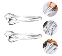 2 Pcs Pinze Per Buffet Utensili Cucina Acciaio Inox Morsetto Inossidabile Pane