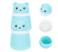 2 Pcs Piumino Per Cipria Puff Caso Di Spugna Il Trucco Organizzatore Da