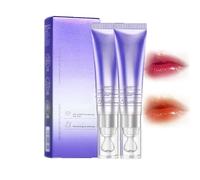 2 Pcs Plumping & Anti-Wrinkle Hydrating Lip Serum, Color-Changing Lip Plumper, Moisturizing Non-Sticky, Reduce Fineincrease Lips Elasticity for Dry Lips
