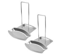 2 PCS Poggia Cucchiaio Da Cucina Poggiamestolo Supporto Per Coprivaso