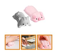 2 Pcs Poggiapolsi Per Mouse Tappetino Computer Portatile Da Polso Mousepad