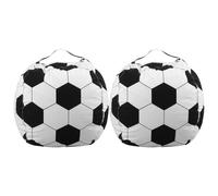 2 Pcs Poltrona Sacco Da Calcio Roba Sostituzione Della Copertura