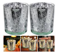 2 Pcs Porta Candele Natalizio Cangoli Decorativi Portacandele Tealight