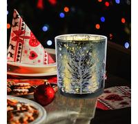 2 Pcs Porta Candele Natalizio Tealight Portacandele Per Luci Da Tè