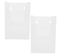 2 Pcs Porta Caricatore Portariviste in Acrilico Portadepliant Da Parete