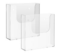 2 Pcs Porta Caricatore Portariviste Parete Organizzatore Di File Montato