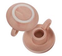 2 Pcs Porta Di Candelabri in Ceramica Stand Per Visualizzazione Delle Candele