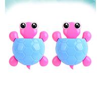 2 Pcs Porta Di Spazzolino Da Cartone Animato Rack Stoccaggio Ventosa