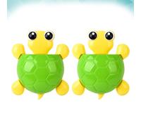 2 Pcs Porta Di Spazzolino Da Cartone Animato Rack Stoccaggio Ventosa