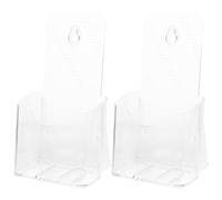 2 Pcs Porta Documenti Da Muro Brochure Parete Portadepliant Supporto Opuscolo
