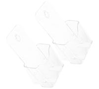 2 Pcs Porta Documenti Da Parete Muro Espositore Trasparente Portadepliant