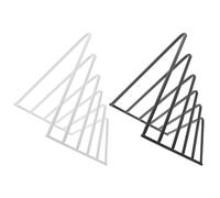 2 Pcs Porta Libri Da Scrivania Libreria Tavolo Rack Di Archiviazione Desktop