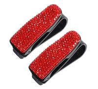 2 Pcs Porta Occhiali Da Sole Per Auto Organizzatore Visiera Clip