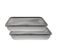 2 Pcs Porta Pranzo Ermetico Schiscetta Contenitore Di Archiviazione Dessert