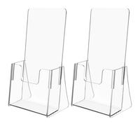 2 Pcs Porta Riviste Portariviste Supporto Per Documenti Portamenu Trasparente