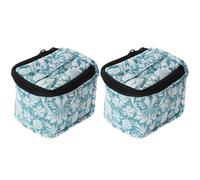 2 Pcs Porta Smalto Portatile Valigetta Per Unghie Borsa Organizer Smalti