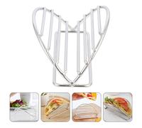 2 Pcs Porta Tacos in Acciaio Inox Bancarella Di Burritos Da Cucina