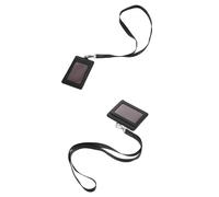 2 Pcs Porta Tessere Identificative Con Cordino Tag Titolare Carte