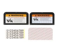 2 Pcs Porta Tessere Portatessere Organizer Per Aletta Parasole Auto