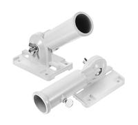 2 Pcs Portabandiera Da Parete Balcone Portapalo Supporto Per Asta Della