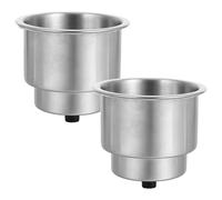2 Pcs Portabicchieri Per Nave Portabevande in Acciaio Inox Inserto