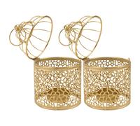 2 Pcs Portacandele Gabbia Per Uccelli Banchetto Supporto Decorazione Domestica
