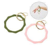 2 Pcs Portachiavi Colorati Accessori Anelli Della Catena Chiave Per Donna