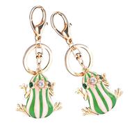 2 PCS Portachiavi Zaino Graziosi Per Le Donne Rana Fascino Della Borsetta