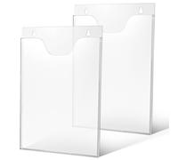 2 Pcs Portadocumenti Da Parete Portariviste Titolare Della Cartolina