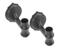 2 Pcs Portalampada Parete Decorativo Solare Sostituzione Lanterna