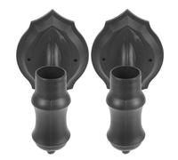 2 Pcs Portalampada Parete Muro Staffa Per Luce Solare Sostituzione Lanterna