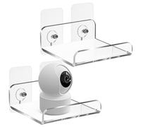 2 Pcs Portaoggetti Forma Di U Ripiani Galleggianti Montati Parete