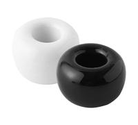 2 Pcs Portapenne Da Ufficio Supporto Per Spazzolino Denti Ceramica