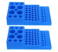 2 Pcs Portaprovette Da Centrifuga in Plastica Fiala Portatubo Rack