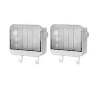 2 Pcs Portasaponi Doccia Sapone Bagno Da Muro Portasapone Per Il