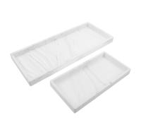 2 Pcs Portaspugne Lavello Cucina Vassoio Di Cortesia Per Il Bagno