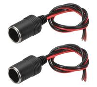 2 Pcs Presa Accendisigari Auto Femmina, per 14 AWG 12V/24V 30A 50cm