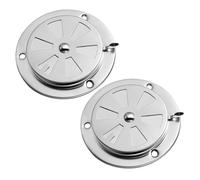 2 Pcs Presa D'aria Regolabile Coperchio Di Sfiato in Acciaio Inossidabile
