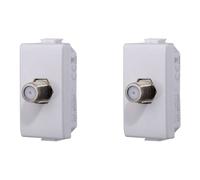 2 pcs Presa TV SAT Satellitare, Compatibile Con Bticino Matix