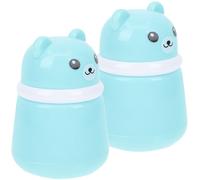 2 Pcs Puff Cipria Caso Di Spugna Per Il Trucco Contenitore Della Polvere Vuoto