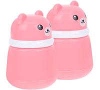 2 Pcs Puff Cipria Caso Di Spugna Per Il Trucco Contenitore Della Polvere Vuoto