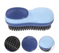 2 Pcs Pulizia Scarpe Spazzola Per Portatile Pennello Doppio Lato