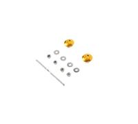 2 PCS Pulsante a scatto rapido per spinotti del cofano, chiusura di blocco cofano compatibile con fissaggi paraurti auto universali
