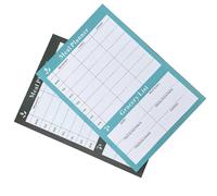 2 Pcs Quaderno Menu Settimanale Diario Alimentare Planner Notebook