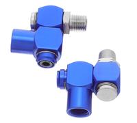 2 Pcs Raccordi Compressore Aria Connettore Girevole Rapidi Connect Thole