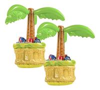 2 PCS Raffreddatore di Palme Gonfiabile, Dispositivo di Raffreddamento di Palme, Forniture per Feste Hawaiane Laua, Decorazioni per Feste in Piscina, Feste a Tema Spiaggia