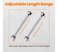 2 Pcs Rear Control Camber Bracci Sospensione For BMW E36 E46 E83 E85