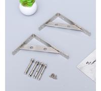 2 Pcs Reggimensole Da Muro Porta Staffe Staffa Di Supporto Sullo Scaffale