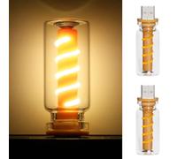 2 PCS Retro lampade per auto,Plug-in USB ha portato le luci d'atmosfera interna con il tocco e dimmerabile,auto USB luce notturna,portatile Mini LED lampade interne per auto,Bianco caldo